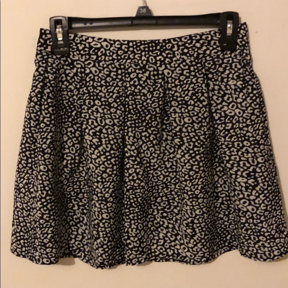 Animal print skirt